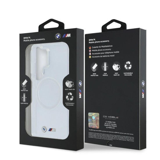 Husă Magnetică BMW M IML Metal Logo pentru Samsung Galaxy S26 Ultra Transparent Husă Magnetică BMW M IML Metal Logo pentru Samsung Galaxy S26 Ultra Transparent (S26 Ultra, BMHMS26L25HSMLKT) by www.silkase.ro