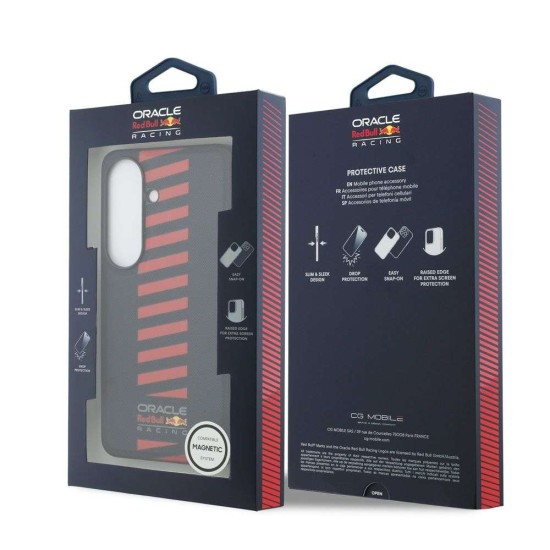 Husă Magnetică Red Bull Piele Eco Meshed Powerbar pentru Samsung Galaxy S26+ Bleumarin (S26 Plus, RBHMS26M24PUDSRV) by www.silkase.ro