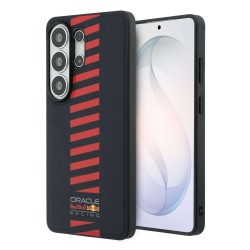 Husă Magnetică Red Bull Piele Eco Meshed Powerbar pentru Samsung Galaxy S26 Ultra Bleumarin