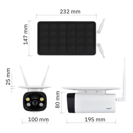 Camera de supraveghere exterioara cu panou solar Omajin by Netatmo (Omajin by Netatmo, Ingredi) by www.silkase.ro Camera de supraveghere exterioara cu panou solar Omajin by Netatmo (Diverse accesorii, OSC-01-EU) by www.silkase.ro
