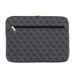 Husa Laptop Guess PU Leather 4G Sleeve 13 inch, Gri Husa Laptop Guess PU Leather 4G Sleeve 13 inch, Gri