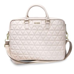 Geantă Laptop Guess Quilted 15 inch, Roz