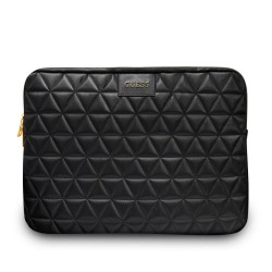 Husa Guess Quilted Sleeve pentru Notebook 13", Neagra