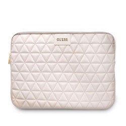 Husa Guess Quilted Sleeve pentru Notebook 13", Roz