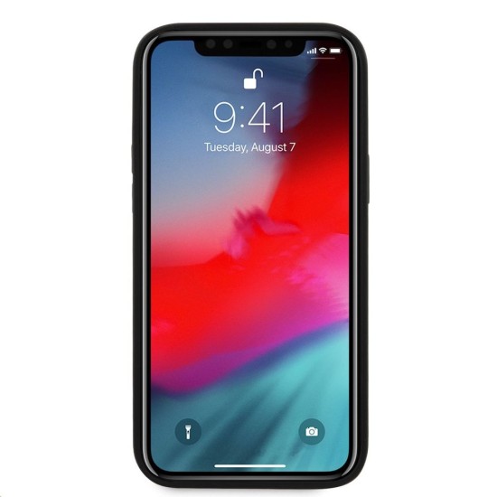 Husa Guess PU 4G Triangle pentru iPhone 12 Pro Max, Gri Husa Guess PU 4G Triangle pentru iPhone 12 Pro Max, Gri (Bakr, GUHCP12LPU4GHBK) by www.silkase.ro