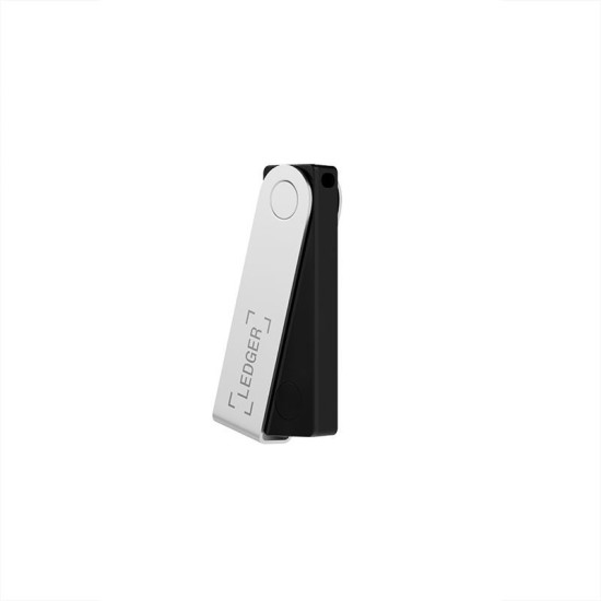 Portofel hardware crypto Ledger Nano X, culoare Negru Onix (Crypto Wallet, LEDGERNANOX) by www.silkase.ro