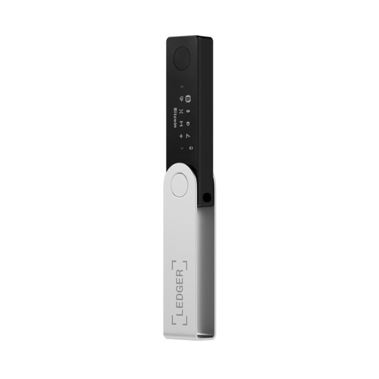 Portofel hardware crypto Ledger Nano X, culoare Negru Onix (Crypto Wallet, LEDGERNANOX) by www.silkase.ro