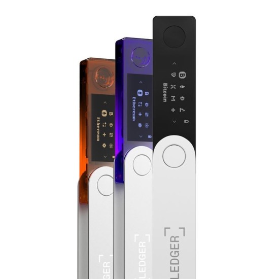 Portofel hardware crypto Ledger Nano X, culoare Negru Onix (Crypto Wallet, LEDGERNANOX) by www.silkase.ro