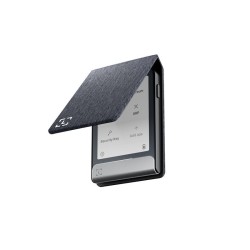 Husa magnetica tip folio Ledger Flex, culoare business charcoal (gri carbune)