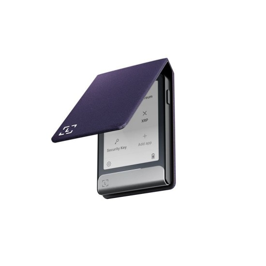 Husa magnetica tip folio Ledger Flex, culoare party aubergine (mov) (Crypto Wallet, LEDGERFLEXMFPA) by www.silkase.ro