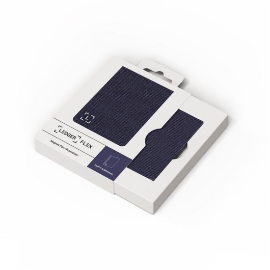 Husa magnetica tip folio Ledger Flex, culoare party aubergine (mov) (Crypto Wallet, LEDGERFLEXMFPA) by www.silkase.ro