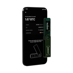 Portofel hardware crypto Ledger Nano S Plus, culoare Verde Smarald Portofel hardware crypto Ledger Nano S Plus, culoare Verde Smarald
