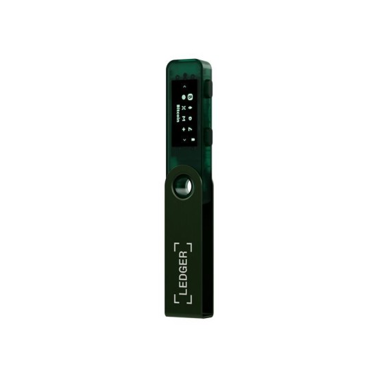 Portofel hardware crypto Ledger Nano S Plus, culoare Verde Smarald (Crypto Wallet, LEDGERSPLUSEG) by www.silkase.ro