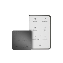Portofel hardware crypto Ledger Stax cu cheie de recuperare