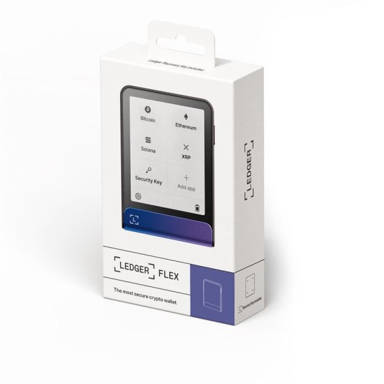 Portofel hardware crypto Ledger Flex Neptune Blue (albastru) cu cheie de recuperare (Ledger, Ingredi) by www.silkase.ro Portofel hardware crypto Ledger Flex Neptune Blue (albastru) cu cheie de recuperare (Crypto Wallet, LEDGERFLEX-NBLUE-RK) by www.silkase.ro