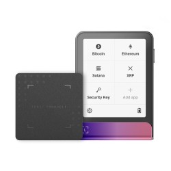 Portofel Hardware Ledger Flex Crimson Magenta, Crypto Wallet cu Recovery Key