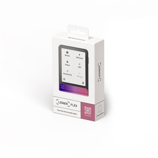 Portofel Hardware Ledger Flex Crimson Magenta, Crypto Wallet cu Recovery Key (Crypto Wallet, LEDGERFLEX-CMAGENTA-RK) by www.silkase.ro