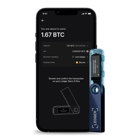 Portofel hardware crypto Ledger Nano S Plus, culoare Neptune Blue (albastru) (Ledger, Ingredi) by www.silkase.ro Portofel hardware crypto Ledger Nano S Plus, culoare Neptune Blue (albastru) (Crypto Wallet, LEDGERNANOS-NBLUE-RK) by www.silkase.ro