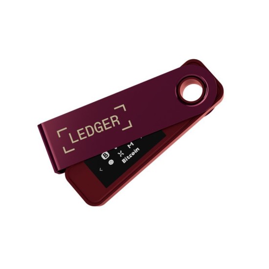 Portofel Hardware Crypto Ledger Nano S Plus, Crimson Magenta (Crypto Wallet, LEDGERSPLUSCM) by www.silkase.ro