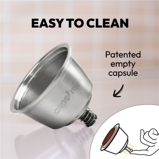 Pachet Minimalist CAPSME pentru Capsule Reutilizabile, Compatibil Dolce Gusto (Fără Cafea) Pachet Minimalist CAPSME pentru Capsule Reutilizabile, Compatibil Dolce Gusto (Fără Cafea) (Ingredi, CAPS-COFFDG-SC01-INTER) by www.silkase.ro