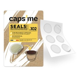 Set 102 Capace din Hartie CAPSME pentru Capsule Nespresso - Eco-Friendly