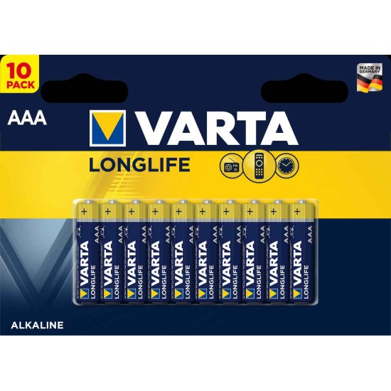 Set 10 Baterii Varta Longlife AAA - Energie de Lungă Durată Set 10 Baterii Varta Longlife AAA - Energie de Lungă Durată (Bakr, 2441173) by www.silkase.ro