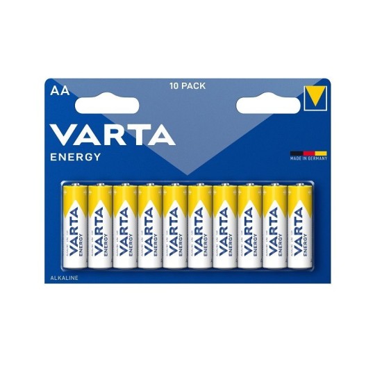Set 10 Baterii Alcaline Varta Energy AA (R6) Set 10 Baterii Alcaline Varta Energy AA (R6) (Bakr, 04106229491) by www.silkase.ro