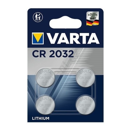 Set 4 Baterii Varta CR 2032 Set 4 Baterii Varta CR 2032 (Bakr, 6032101404) by www.silkase.ro