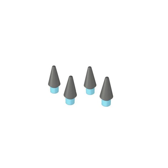 Set 4 varfuri de rezerva Paperlike pentru Apple Pencil (Stylus Pens, PL-APT-CB-25) by www.silkase.ro