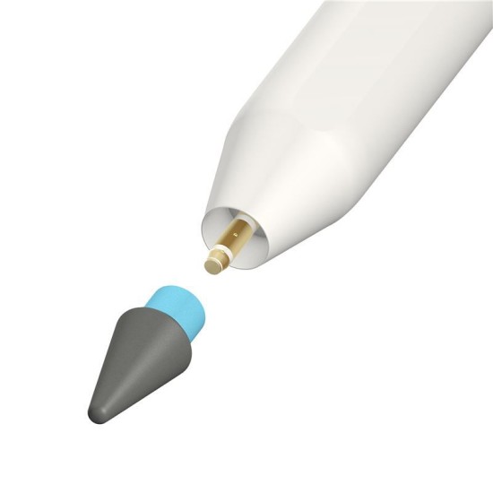 Set 4 varfuri de rezerva Paperlike pentru Apple Pencil (Stylus Pens, PL-APT-CB-25) by www.silkase.ro