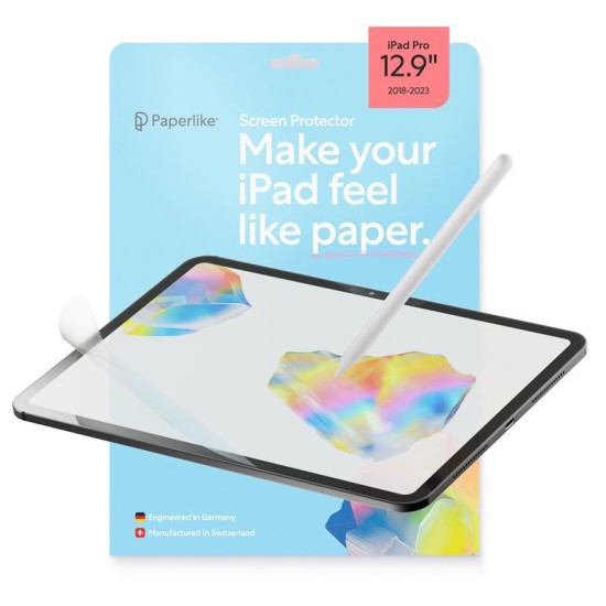 Set 2 folii de protectie Paperlike 3 pentru iPad Pro 12.9 (Paperlike, Ingredi) by www.silkase.ro Set 2 folii de protectie Paperlike 3 pentru iPad Pro 12.9 (Ingredi, PL3-12-18) by www.silkase.ro