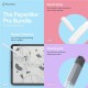 Pachet complet, 2 bucati Folie protectie, 2 bucati Prindere compatibil cu Apple Pencil (generatia 1 si 2), 1 kit de curatare Paperlike compatibil cu iPad Air 10.9 inch / iPad Pro 11 inch (Paperlike, Ingredi) by www.silkase.ro Pachet complet, 2 bucati Folie protectie, 2 bucati Prindere compatibil cu Apple Pencil (generatia 1 si 2), 1 kit de curatare Paperlike compatibil cu iPad Air 10.9 inch / iPad Pro 11 inch (Ingredi, PL-BU-PL21118-PGM22-CKMG22) by www.silkase.ro