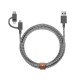 Cablu Universal 3-în-1 Native Union Belt Cable, USB-C/Lightning/Micro-USB, 2m, Zebra Cablu Universal 3-în-1 Native Union Belt Cable, USB-C/Lightning/Micro-USB, 2m, Zebra (Cabluri Telefon, BELT-ULC-ZEB-NP) by www.silkase.ro