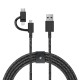 Cablu Universal 3-în-1 Native Union Belt Cable, USB-A la Lightning/USB-C/Micro-USB, 2m, Cosmos Cablu Universal 3-în-1 Native Union Belt Cable, USB-A la Lightning/USB-C/Micro-USB, 2m, Cosmos (Cabluri Telefon, BELT-ULC-CS-BLK-NP) by www.silkase.ro