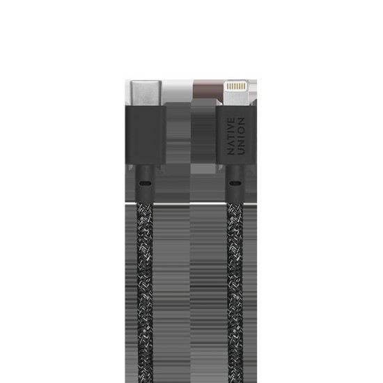 Cablu de Date Native Union Night Cable, USB-C la Lightning, 3m, Cosmos (Cabluri Telefon, NCABLE-CL-CS-BK-NP) by www.silkase.ro