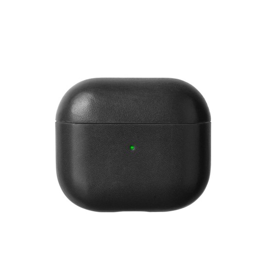 Husă Premium Native Union din Piele Naturală pentru AirPods 3, Negru (3, APCSE-LTHR-BLK-V2) by www.silkase.ro