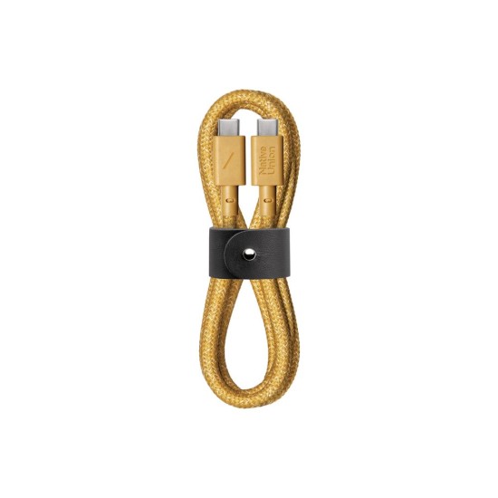 Cablu de Date Native Union Belt, USB-C la USB-C, 1.2m, Kraft Cablu de Date Native Union Belt, USB-C la USB-C, 1.2m, Kraft (Cabluri Telefon, BELT-C-KFT-2-NP) by www.silkase.ro
