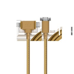 Cablu Native Union Belt Universal (USB-C la Lightning/USB-C) 1.5m, Kraft Cablu Native Union Belt Universal (USB-C la Lightning/USB-C) 1.5m, Kraft