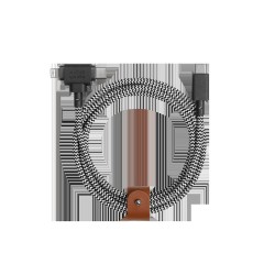 Cablu Native Union Belt Universal 2-în-1, USB-C la Lightning și USB-C, 1.5m, Design Zebra