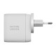 Incarcator retea Native Union GaN, 2x USB-C, 67W, Alb (Native Union, Incarcatoare) by www.silkase.ro Incarcator retea Native Union GaN, 2x USB-C, 67W, Alb (Incarcatoare, FAST-PD67-WHT-INT) by www.silkase.ro