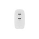 Incarcator retea Native Union GaN, 2x USB-C, 67W, Alb (Native Union, Incarcatoare) by www.silkase.ro Incarcator retea Native Union GaN, 2x USB-C, 67W, Alb (Incarcatoare, FAST-PD67-WHT-INT) by www.silkase.ro