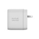 Incarcator retea Native Union GaN, 2x USB-C, 67W, Alb (Native Union, Incarcatoare) by www.silkase.ro Incarcator retea Native Union GaN, 2x USB-C, 67W, Alb (Incarcatoare, FAST-PD67-WHT-INT) by www.silkase.ro