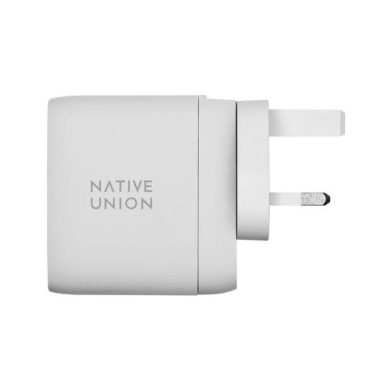 Incarcator retea Native Union GaN, 2x USB-C, 67W, Alb (Native Union, Incarcatoare) by www.silkase.ro Incarcator retea Native Union GaN, 2x USB-C, 67W, Alb (Incarcatoare, FAST-PD67-WHT-INT) by www.silkase.ro