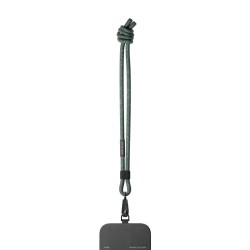 Snur universal pentru iPhone, Native Union City Grip, 100% PET reciclat, 30 cm, Ardezie verde