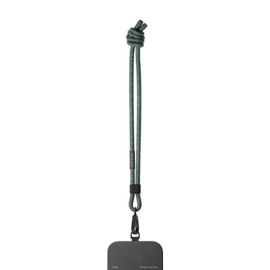 Snur universal pentru iPhone, Native Union City Grip, 100 PET reciclat, 30 cm, Ardezie verde (Șnururi și Curele Telefon, SLING-WRI-GRN-RP2) by www.silkase.ro
