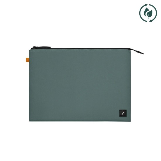 Husă Premium Native Union WFA Stow Lite Sleeve pentru Macbook 16", Slate Green (Ingredi, STOW-LT-MBS-SLG-16) by www.silkase.ro