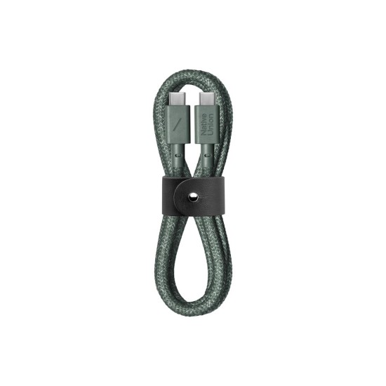 Cablu de Date Native Union Belt Cable (USB-C la USB-C), 1.2m, Slate Green Cablu de Date Native Union Belt Cable (USB-C la USB-C), 1.2m, Slate Green (Cabluri Telefon, BELT-C-GRN-2-NP) by www.silkase.ro