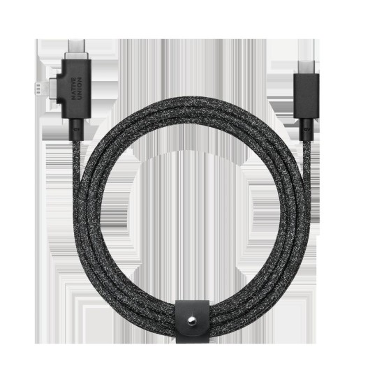 Cablu 2-în-1 Native Union Belt Cable Duo Pro, USB-C/Lightning, 240W, 2.4m, Cosmos Cablu 2-în-1 Native Union Belt Cable Duo Pro, USB-C/Lightning, 240W, 2.4m, Cosmos (Cabluri Telefon, BELT-PROCCL-COS-NP) by www.silkase.ro