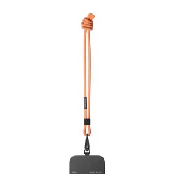 Snur universal pentru iPhone, Native Union City Grip, 100% PET reciclat, 30 cm, Apricot Crush