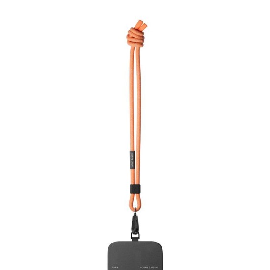 Snur universal pentru iPhone, Native Union City Grip, 100 PET reciclat, 30 cm, Apricot Crush (Șnururi și Curele Telefon, SLING-WRI-APR-RP2) by www.silkase.ro